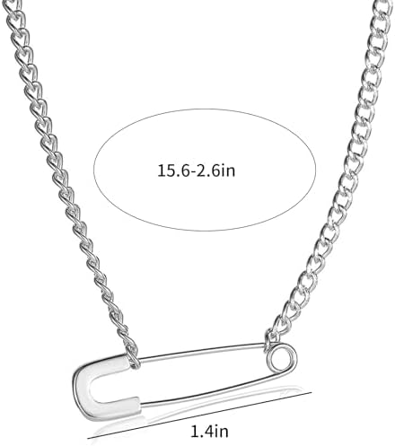 GARNI / Safety Pin Necklace Safety Pin Necklace