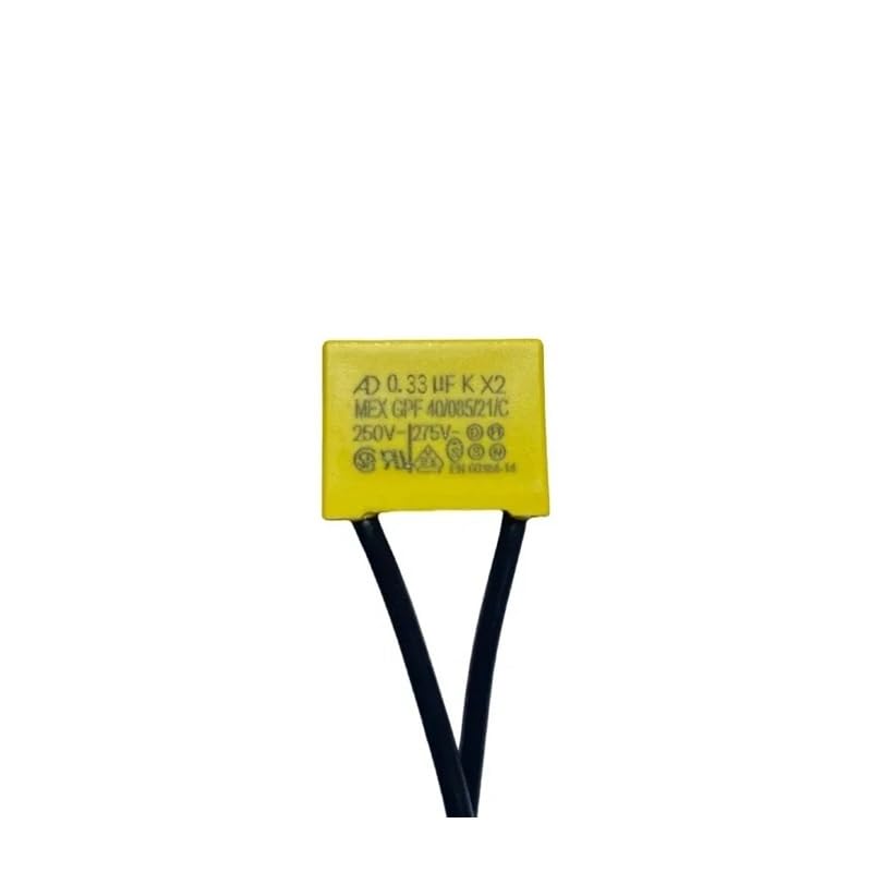 5PCS AD K X2 capacitance Tape line 0.1uF 0.15uF 0.22uF 0.33uF 0.47uF 250V-275V Housing Flexible wire capacitor OSBCMZGE(5pcs 0.33UF)