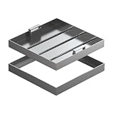 Fioriera detive di alta qualità da 80 x 80 cm con design incassato e manico, perfetta per cortili, spazi pubblici, centri commerciali, decorazione esterna Slish e funzione da giardino.