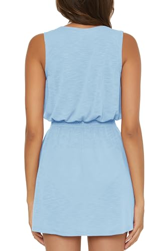 Image of BECCA Breezy Basics Cascade Ruffle Dress