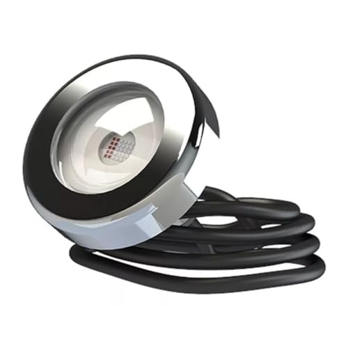 Iluminação Piscina Refletor Led Rgb 9w Inox Tholz Cabo 10mts