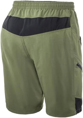 Pantalones Cortos De Ciclismo Acolchados Para Hombre - Transpirables, Absorbentes, Con Agarre Antideslizante, Ideales Para Largas Distancias