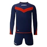 LEGEA Kit CASTIGLIA ML, KIT6060 Unisex Dorosły, Granat-Celeste, 2XS