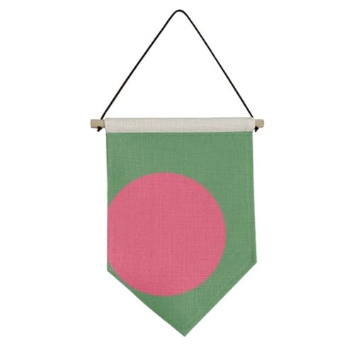 Drapeau du Bangladesh décoration murale pour salon et espace culturel