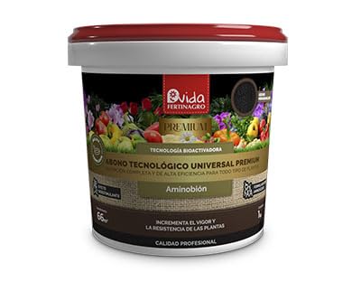 Garden Center Shop | Fertinagro Vida Abono Tecnológico Universal Premium 1kg | Fertilizante NPK con Micronutrientes, altos Aminoácidos |Ornamentales, Jardín y Césped | Nutrición Completa y Crecimiento
