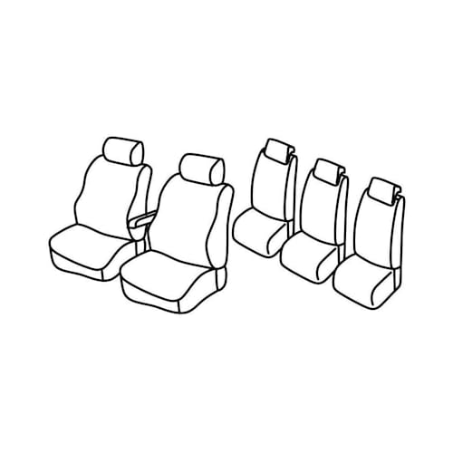 Housses de siège Superior pour Ford C-Max protégeant efficacement vos fauteuils d'origine