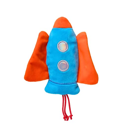 Puffy Crew Interactive Catnip Cat Plush Toy, Space Travel Theme, 5‘’, for All…