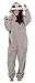 CityComfort Pijamas Enteros de Animales Mujer de Una Pieza Suaves, Disfraz Halloween Mujer Unicornio Gato Búho, Pijama Mono Entero Manga Larga Capucha, Regalos para Chicas (M, Perezoso)