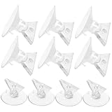 PRETYZOOM 10Pcs Light Bulb Changer Suction Cups Tool for Easy Removal of Mini Track Lights High Ceiling Fixtures and Vent Hoods Transparent Design for Safe Handling