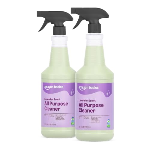 Amazon Basics All Purpose Cleaner, Lavender Scent, 32 fl oz, Pack of 2 (Previously Presto!) - image 1