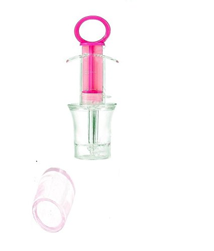 Futaba Needle Design Baby Liquid Medicine Feeder - Pink 1