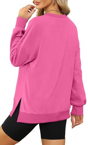 Image of XIEERDUO Womens Oversized Sweatshirts Pullover Casual Crewneck Long Sleeve Tops Comfy
