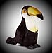 Oujppc Jouet en Peluche Toucan De Simulation, Poupée en Peluche Douce Toucans Mignons, Collection De Cadeaux De Jouets en Peluche Unique pour Les Enfants, 30 Cm