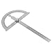 Produktbild 0-180 Grad Edelstahl Winkelmesser Goniometer Winkelsucher Messgerät mit 15 cm Lineal(120 * 150mm)