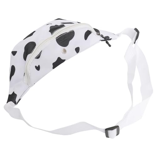 Milisten Mode Brusttasche Kuh Design Pu Material Verstellbarer Riemen Cartoon Motiv Umhängetasche Für Alltag Und Reisen