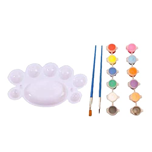 Vaveren 20 peças de pintura de ovos de Páscoa brancos faça você mesmo conjunto de decoração de ovos