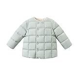 DAVE&BELLA Toddler Winter Down Jackets, Baby Boy Girl Lightweight Padded Puffer Jacket Coat Kids Packable Windproof Outerwear