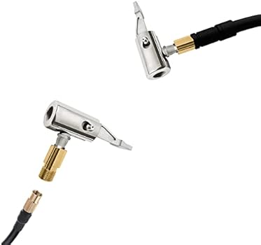 YUEMING Lot De 2 Adaptateur De Valve De Pneu De Voiture,Schrader Presta Embout Gonfleur, Adaptateur