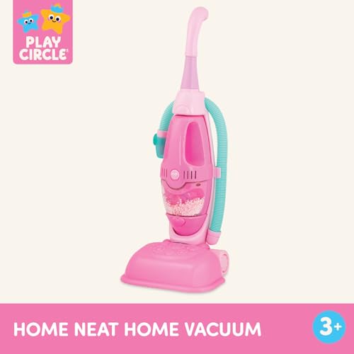 Image of Battat Play Circle Toy Vacuum, 2-in-1 Home Neat Home with Sound, Playset