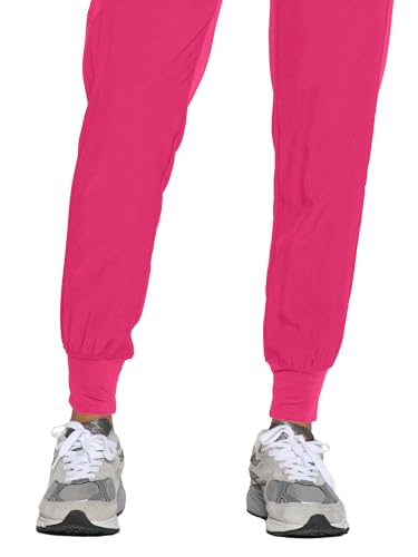 Image of COZYFIT Womens Scrub Pants - Soft Stretch Yoga Style with 5 Pockets, Slim Fit Jogger Scrubs Pants for Women