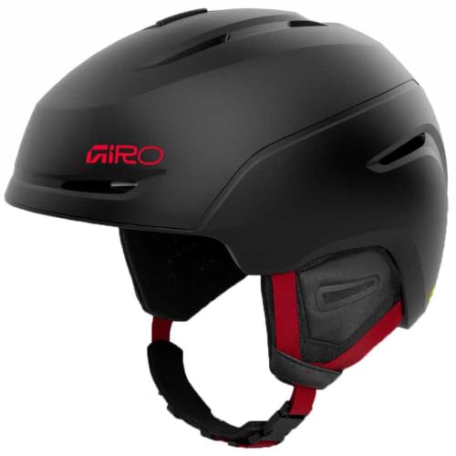 Giro Neo MIPS Snow Helmet - Matte Black/Red - Size S (52-55.5cm)