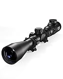Aquilifer HT 3-9x40 Rifle Scope SFP, Red/Green Illuminated...