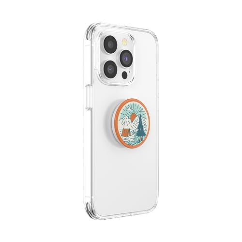 Image of PopSockets Adhesive Phone Grip, Holder- Get Outside | Secure Comfortable Hold, Anti-Drop, Kickstand, Nature, Leaf, Fun, Cool, Unique