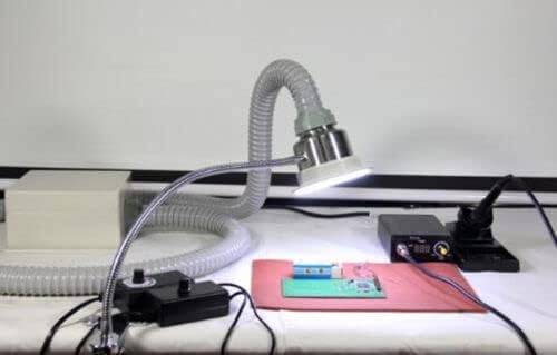 Anti-static Smoke Exhauster with Lighting for Phone Repair/Welding