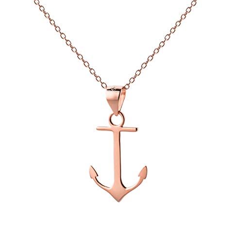 Collier ancre en argent 925 Serebra Jewelry pendentif de luxe