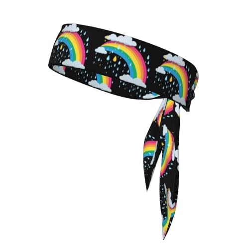 Sports Head Tie YYHWHJDE Tears of A Sunny Day Pattern