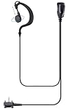 Single Wire Earhook Earpiece for Motorola Vertex Radios VX-180 VX-210 VX-231 VX-261 VX-264 VX-351 VX-354 VX-410 VX-424 VX-450 VX-451 VX-454 VX-459 EVX-261 EVX-531 EVX-534 EVX-539, G Shape Headset