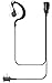 Single Wire Earhook Earpiece for Motorola Vertex Radios VX-180 VX-210 VX-231 VX-261 VX-264 VX-351 VX-354 VX-410 VX-424 VX-450 VX-451 VX-454 VX-459 EVX-261 EVX-531 EVX-534 EVX-539, G Shape Headset