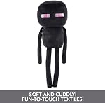 Mattel Minecraft Basic Plush Toy - 20 cm Large Soft Collectible Figures of Favourite Characters from The Video Game, Gift Idea for Children from 3 Years, HLN11, 8-Inch
