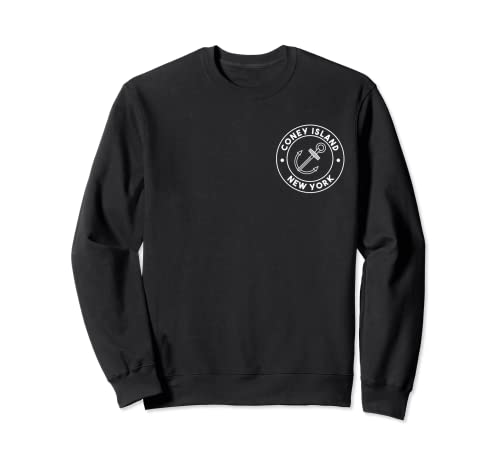 Logotipo de bolsillo de Coney Island New York Souvenirs Sudadera