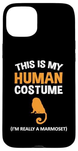 Este es mi disfraz humano. Soy realmente un tití para Halloween Carcasa para iPhone 15 Plus
