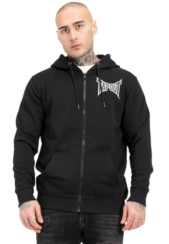 Tapout Octagon Full Zip Hoodie veste à capuche homme en noir pour le sport