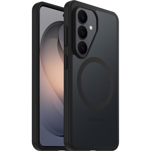 Image of OtterBox React Series Case with Magnets for Samsung Galaxy S26, Shockproof, Drop proof, Ultra-Slim, Protective Thin Case, Tested to Military Standard, Clear/Black
