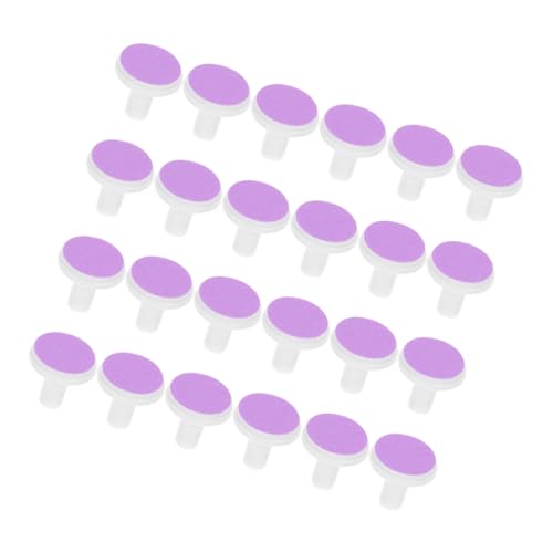 Baluue 24 pcs Electric Nail File Replacement Pads Trimmer Grinding Heads for Nail Care Easy to Install and