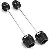 ZEXDDI Motorrad Radschutz passend für Z650 Z650RS Ninja 650 NINJA650 KRT 2017-2024 2025 Vorderrad Hinterrad Schieber Achse Gabelrahmen Fallschutz Crash Pad Z 650 RS (Schwarz)