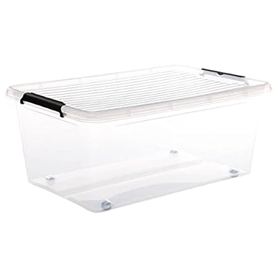 5 five simply smart Five - Boite de Rangement à Clips et à roulettes 40 L