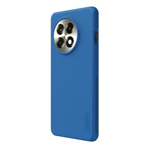 Image of Nillkin Case for OnePlus 13R (1+13) R (6.78 inch Inch) Super Frosted Shield Pro Hard Back Soft Border (PC + TPU) Shock Absorb Cover Raised Bezel Camera Protect PC Blue Color
