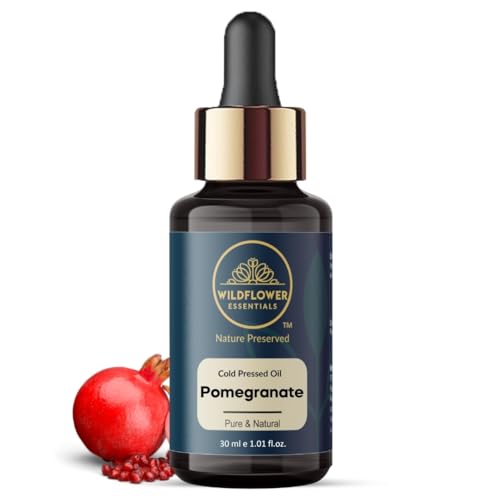 Image of Pomegranate Oil Cold Pressed for Face Skin Hair & Body Hydration Pure & Natural (30ml)