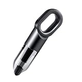 【Viene con una boquilla de succión para limpiar fácilmente los rincones ocultos】 La aspiradora portátil de doble uso para automóvil doméstico está equipada con dos boquillas (boquilla de cepillo y boquilla de separación). Se utilizan para limpiar manchas rebeldes en superficies irregulares como teclados, automóviles y baúles en el hogar, y para limpiar espacios estrechos como estanterías y sofás en el hogar. Limpia fácilmente muchos rincones.