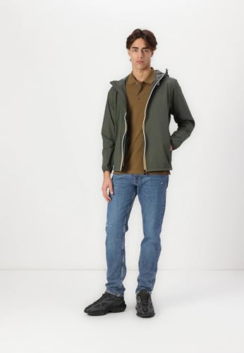 K-Way le vrai 4.0 Claude (FR/ES, Alpha/lettres, XS, Taille normale, Taille normale, GREEN BLACKISH)