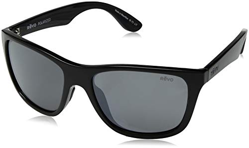 Revo Unisex RE 1001 Otis Square Polarized UV Protection Sunglasses Wayfarer
