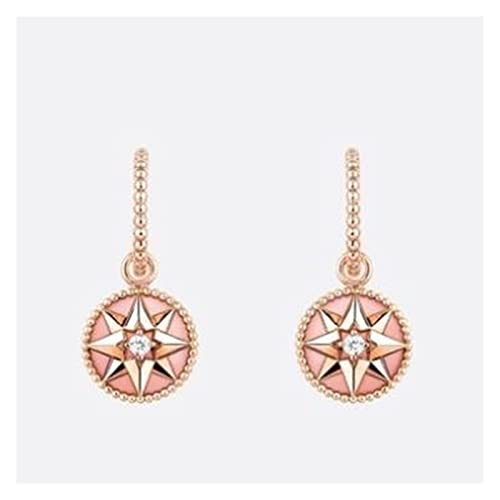 Boucles d'oreilles rétro femme avec S bijou haut de gamme tendance
