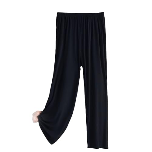 Pantalon de pyjama homme grande taille 3XL-7XL en coton doux avec poches