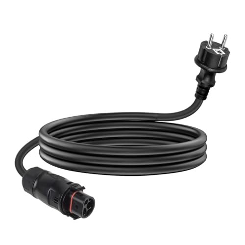 WSPIHO LY01 Kabel 2M für Deye Wechselrichter,LY-01 Buchse zu Schuko Stecker Anschlusskabel,Deye LY01 Stecker für Deye Mikrowechselrichter Serie