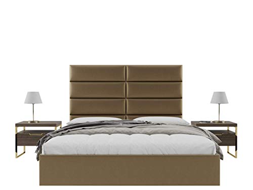 Vänt Upholstered Wall Mounted Headboard Panels -Midas Layout - 78"