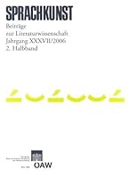 Beitrage zur Literaturwissenschaft (Sprachkunst Jahrgang XXXVII/2006/2. Halbband) 3700138857 Book Cover